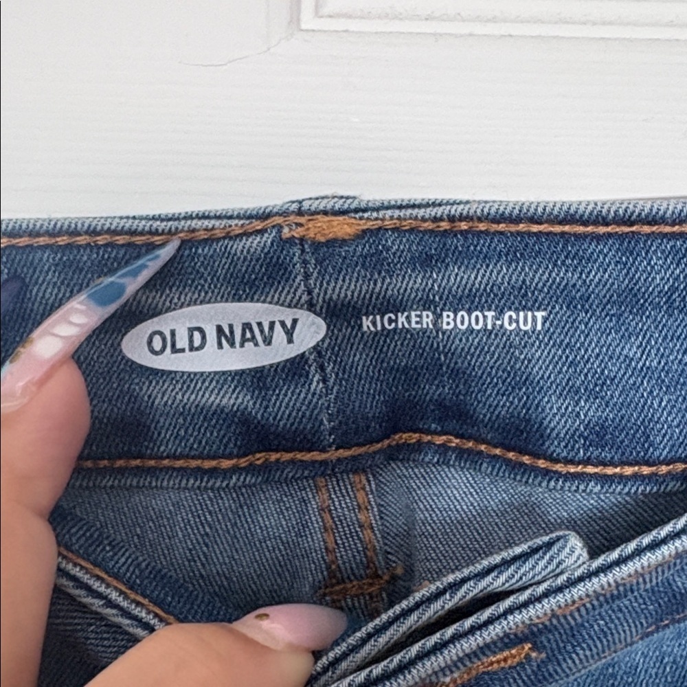 Old navy Kicker Boot Cut Jeans Blue Size 22 - Picture 4 of 5